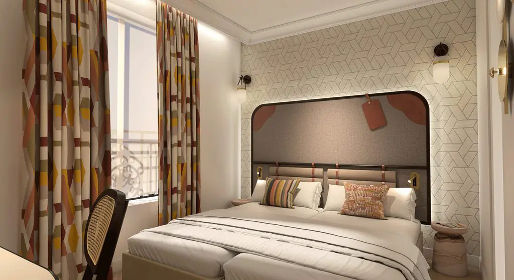 January 2025 Focus: Paris' 4-Star Hidden Gems Starting at €90 – New Year, New Stays 13 New Paris Hôtel Hiro Paris Room